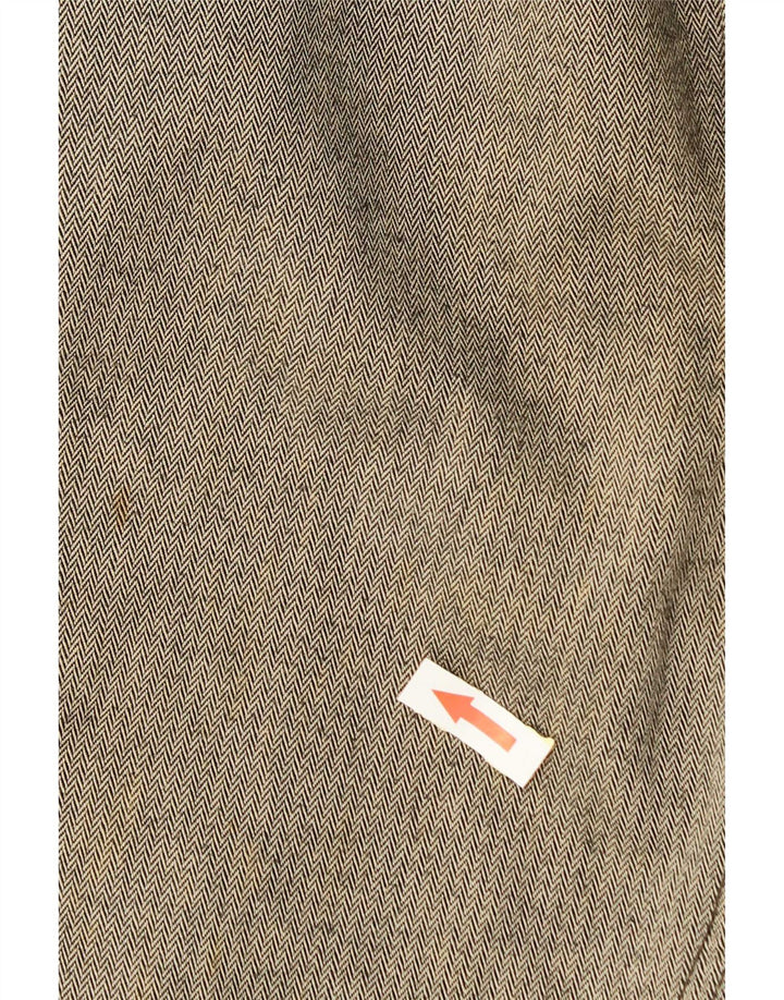 Pantaloni cargo dritti da uomo Calvin Klein W36 L34 grigio a spina di pesce