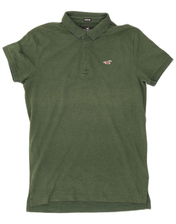 Polo Hollister da uomo piccola in cotone verde