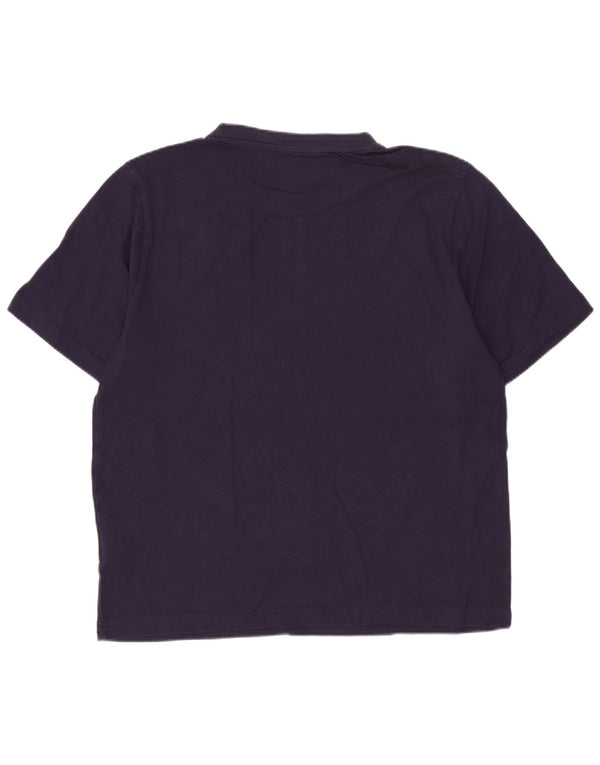 T-shirt grafica da uomo Kappa Top Small in cotone viola
