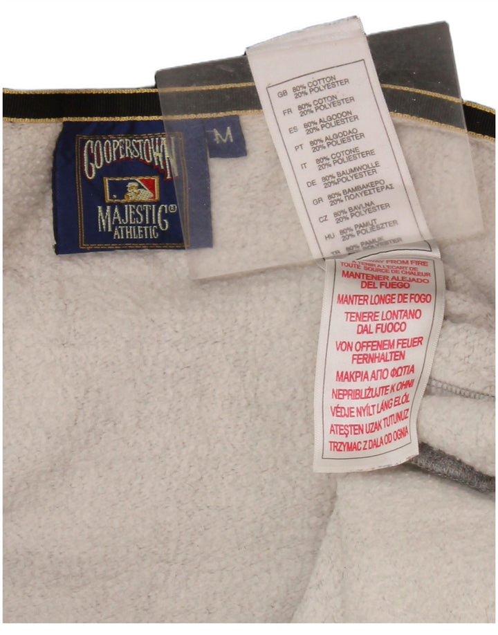 MAJESTIC Felpa con cappuccio e zip da donna dei New York Yankees UK 14 Grigio medio