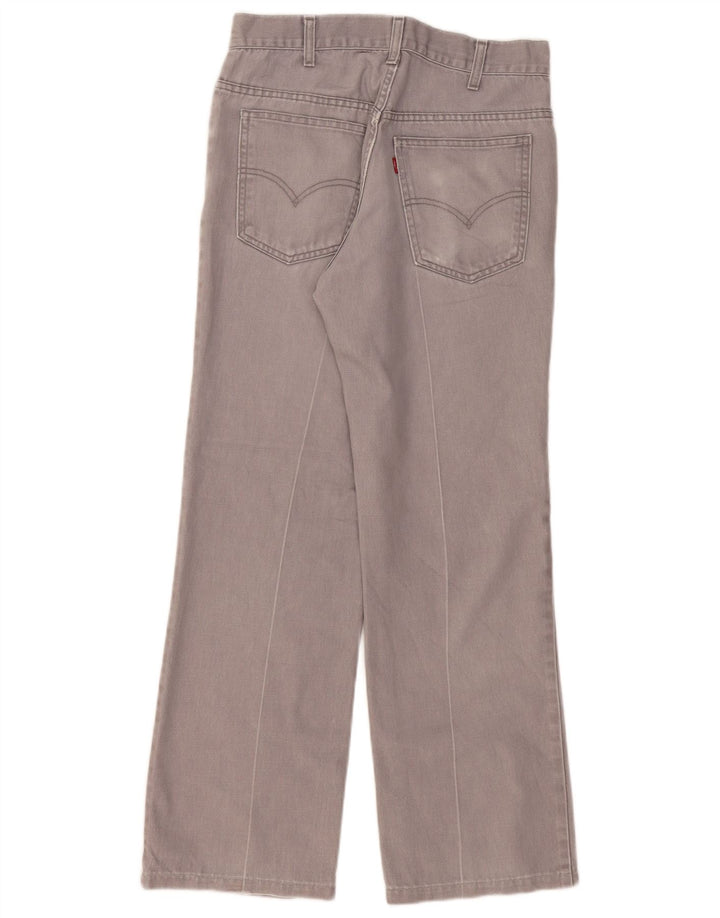 Jeans dritti da donna Levi's W32 L28 cotone grigio