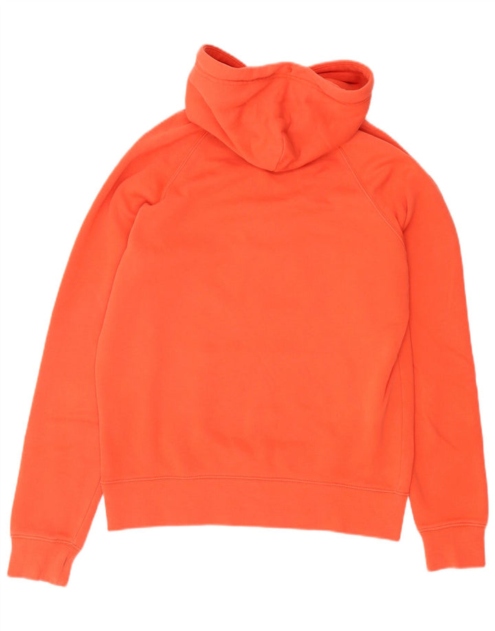 Gant Felpa con cappuccio grafica da uomo, grande, in cotone arancione