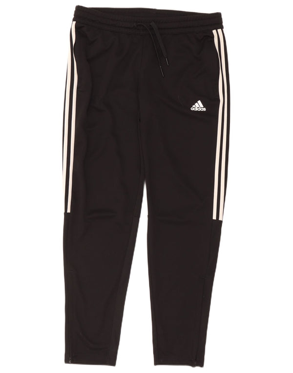 Adidas Womens Aeroready Tracksuit Trousers UK 16/18 Large Black Polyester