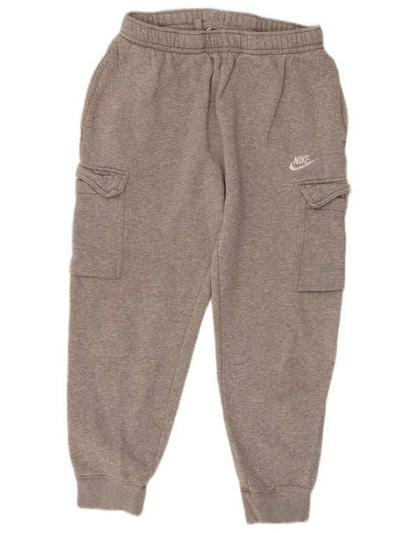 Pantaloni da tuta Nike Capri da uomo, pantaloni da jogging, piccoli, in cotone grigio screziato