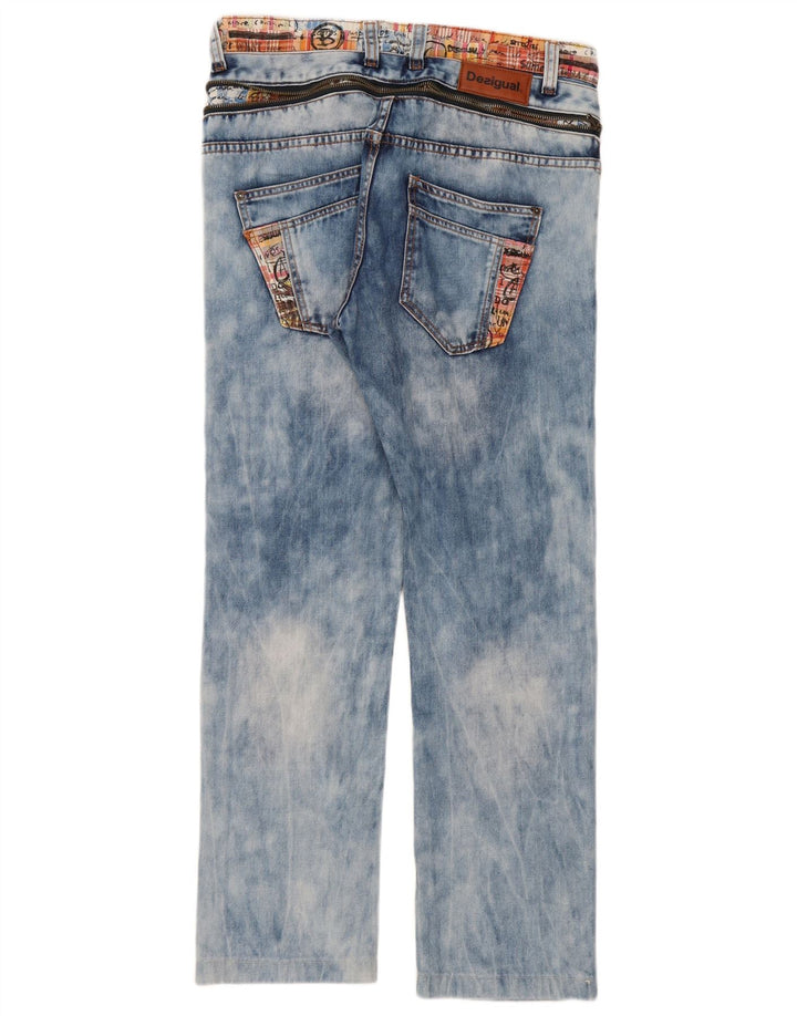 Jeans dritti da uomo Desigual W32 L30 cotone blu