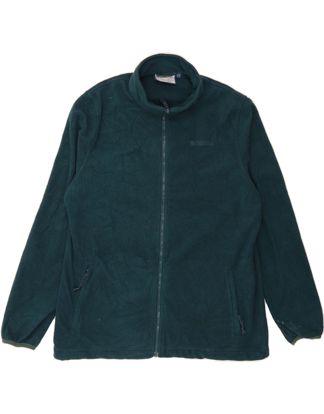 MOUNTAIN WAREHOUSE Womens Fleece Jacket UK 18 XL  Green Polyester Vintage Mountain Warehouse and Second-Hand Mountain Warehouse from Messina Hembry 