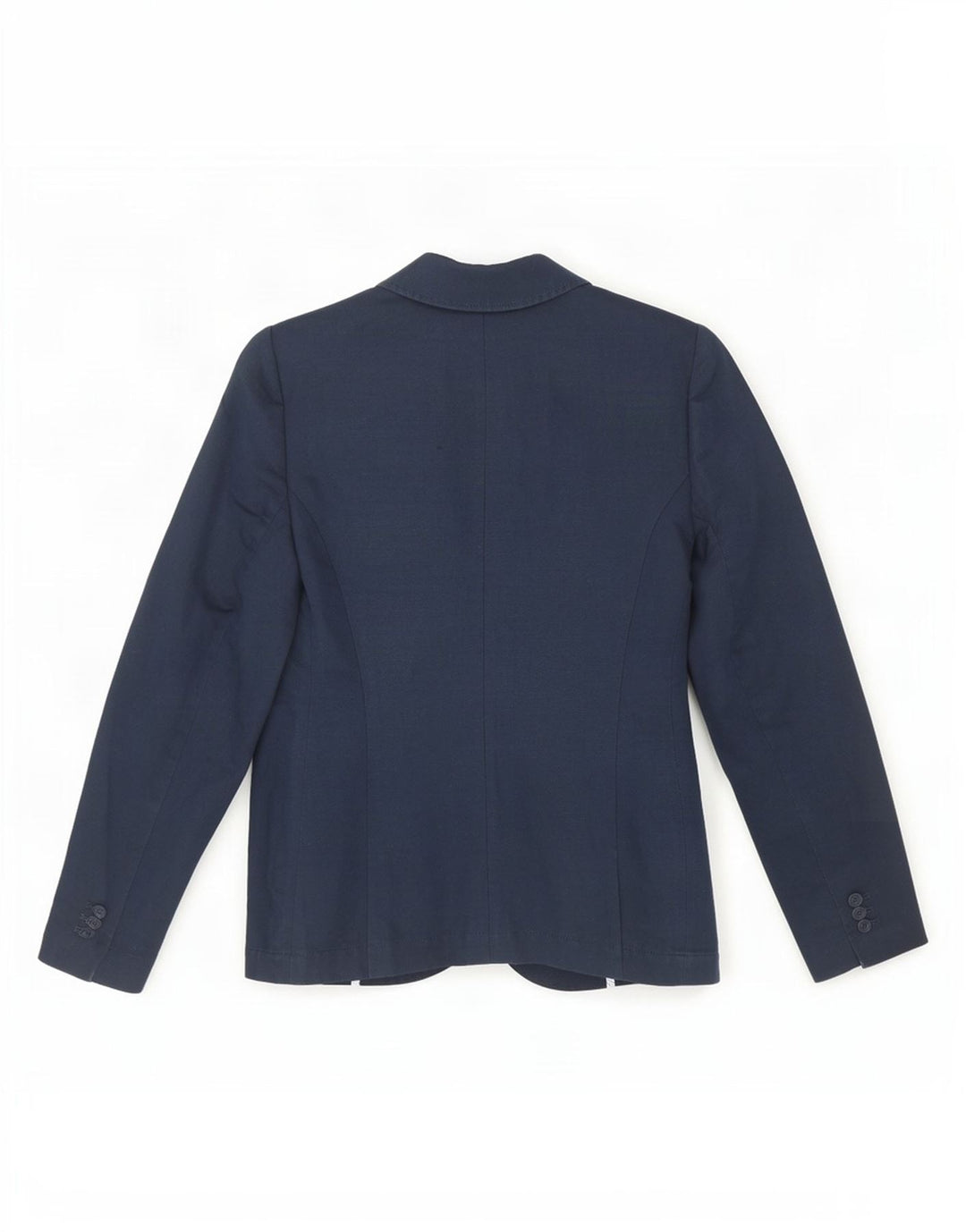 Crew Clothing Giacca blazer da donna a 2 bottoni UK 10 piccola in lino blu navy