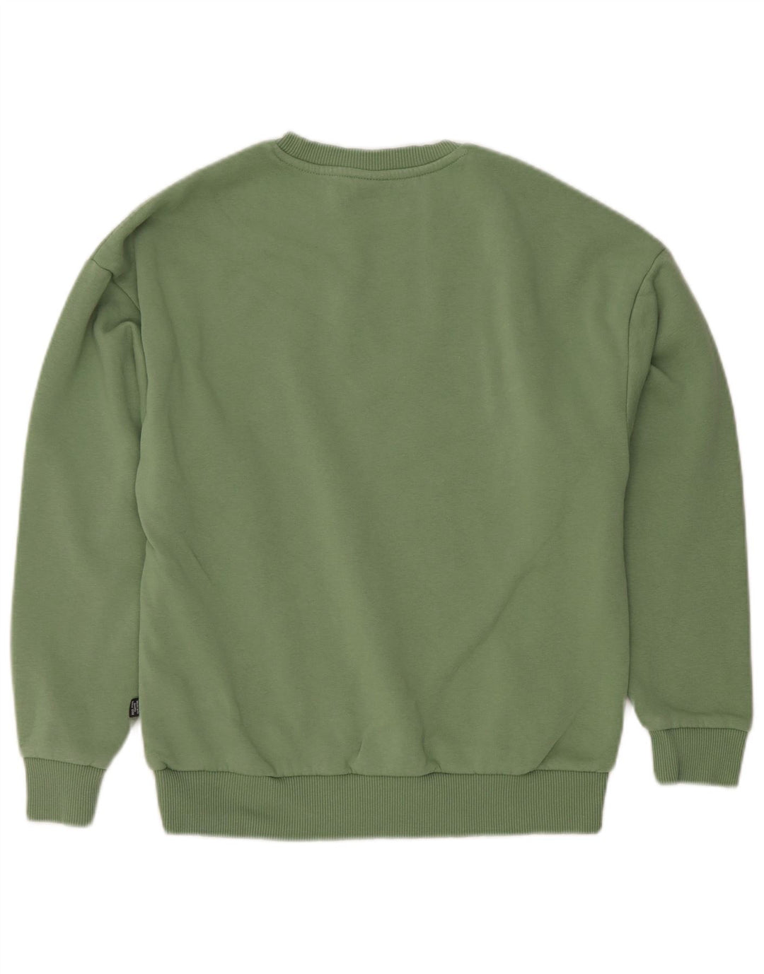 Felpa grafica da donna Puma Jumper UK 10 Small Green Cotton