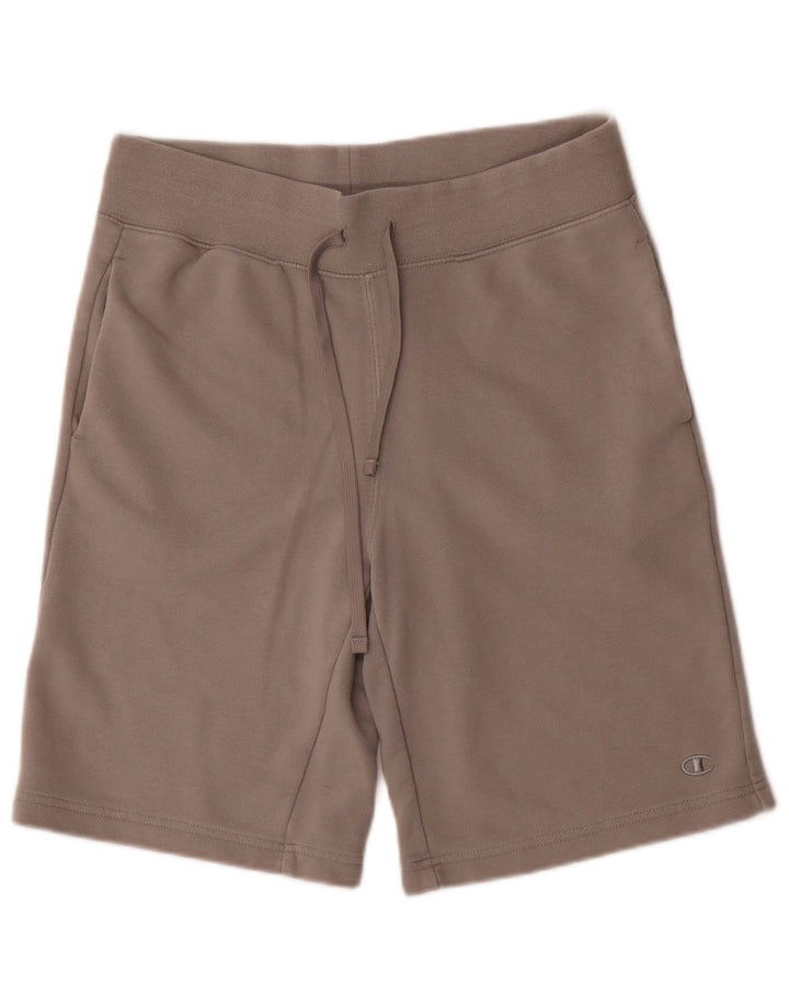 Pantaloncini sportivi da uomo Champion grandi in poliestere grigio