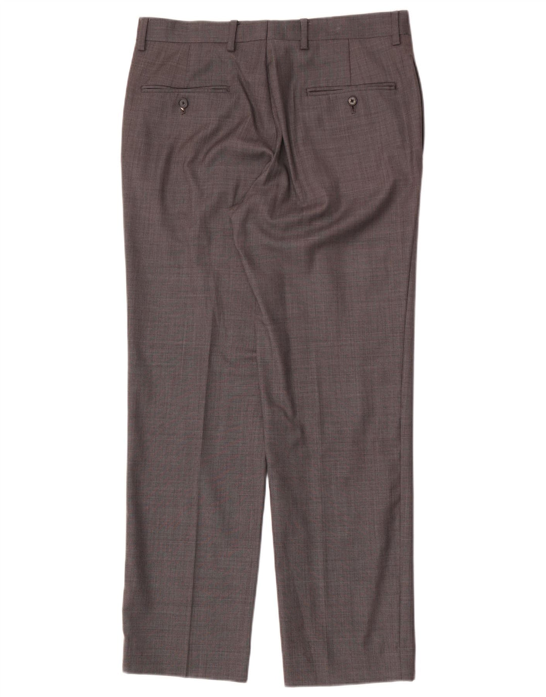Pantaloni da abito dritti da uomo Tommy Hilfiger W32 L30 Grigi