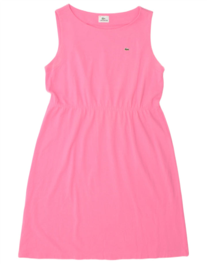 Abito basic senza maniche da donna Lacoste taglia 48 XL Rosa