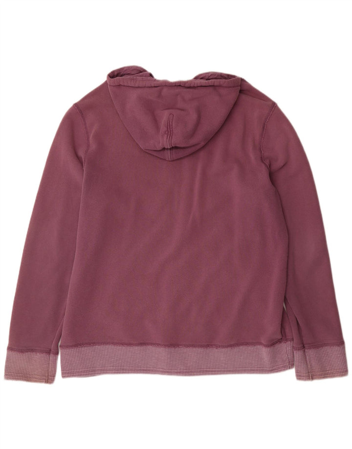 Maglione con cappuccio e zip da uomo FAT FACE 2XL in cotone viola