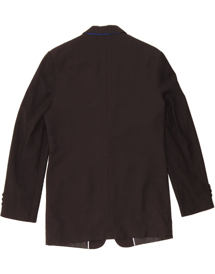 IZOD Boys 2 Button Blazer Jacket 15-16 Years Black Polyester Vintage Izod and Second-Hand Izod from Messina Hembry 