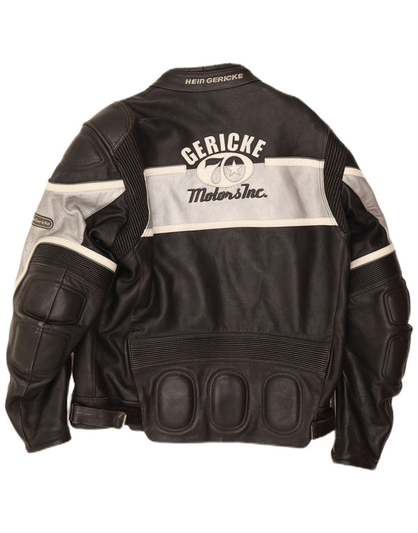 Giacca da moto da pilota da uomo Hein Gericke UK 36 Small Black Colourblock