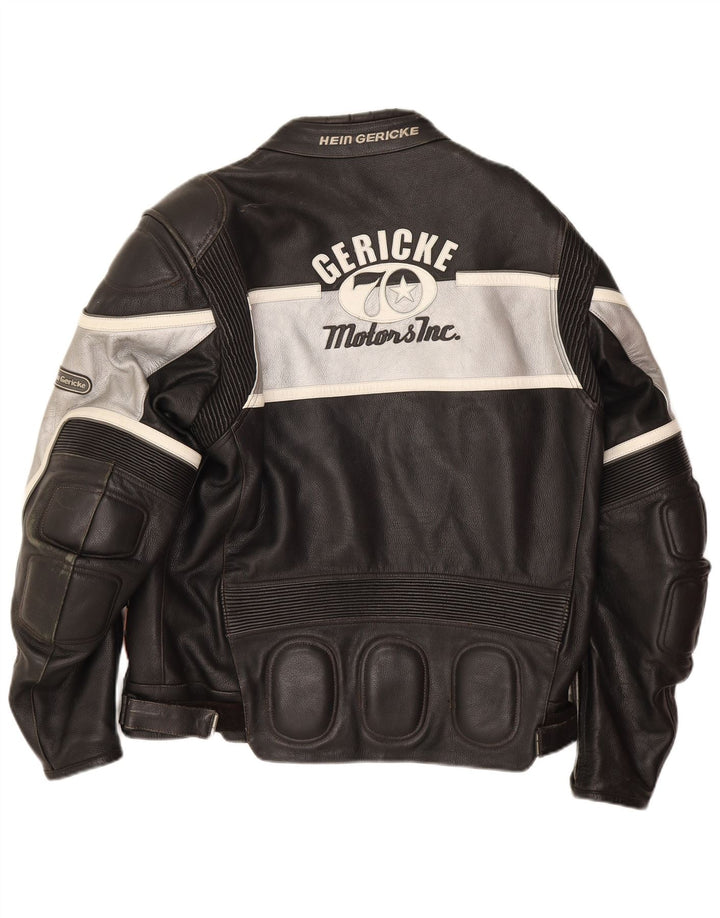 Giacca da moto da pilota da uomo Hein Gericke UK 36 Small Black Colourblock