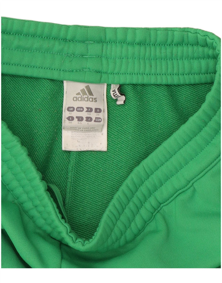 Pantaloni da tuta Adidas Clima 365 da donna UK 12 Poliestere verde medio