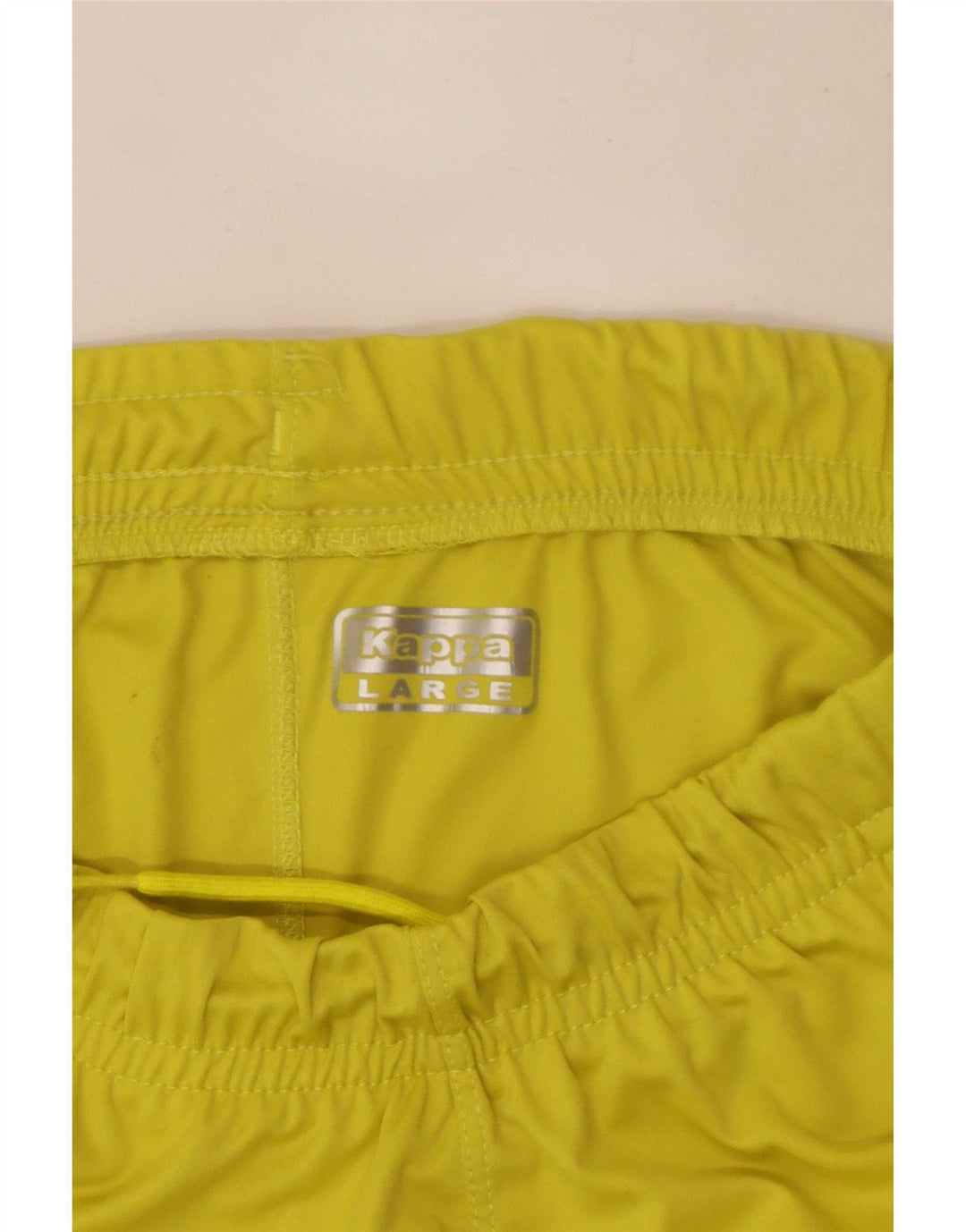 Pantaloncini sportivi grafici da uomo Kappa grandi gialli in poliestere