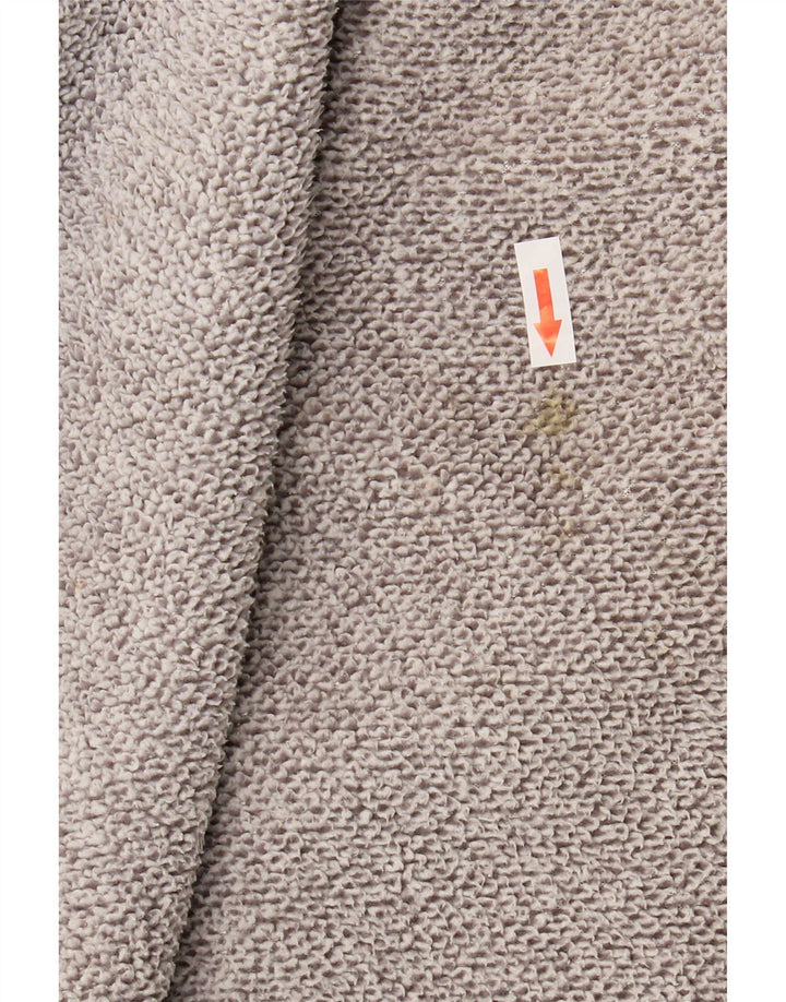 Felpa con collo con zip da uomo Weird Fish Maglione 3XL Poliestere grigio