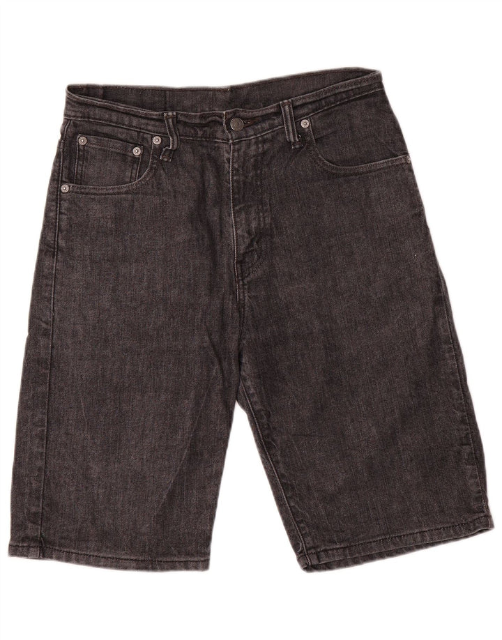 Pantaloncini di jeans Levi's 559 da uomo W30 in cotone grigio medio