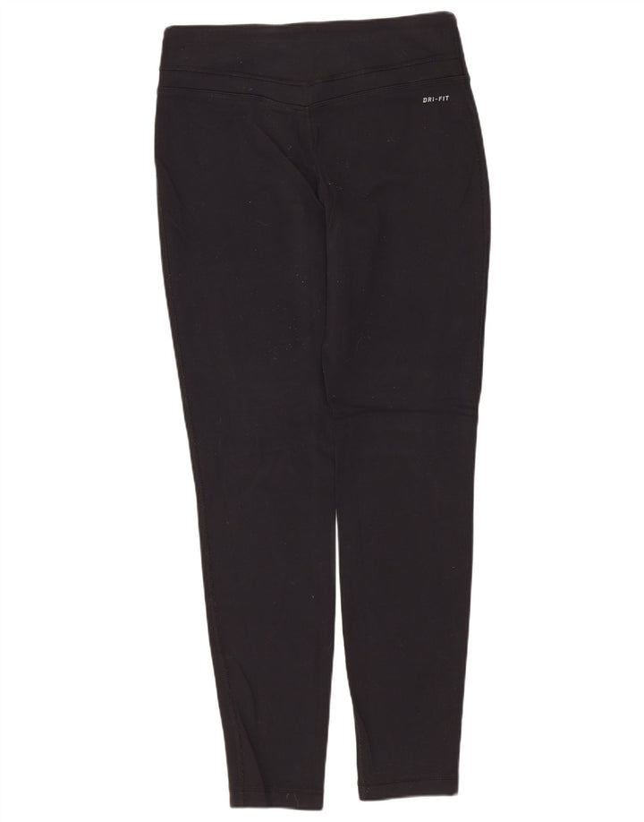 Leggings Dri Fit da donna NIKE UK 12 nylon nero medio