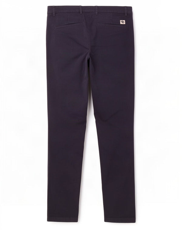 Pantaloni chino slim da uomo Zara EU 42 Large W32 L31 Blu navy