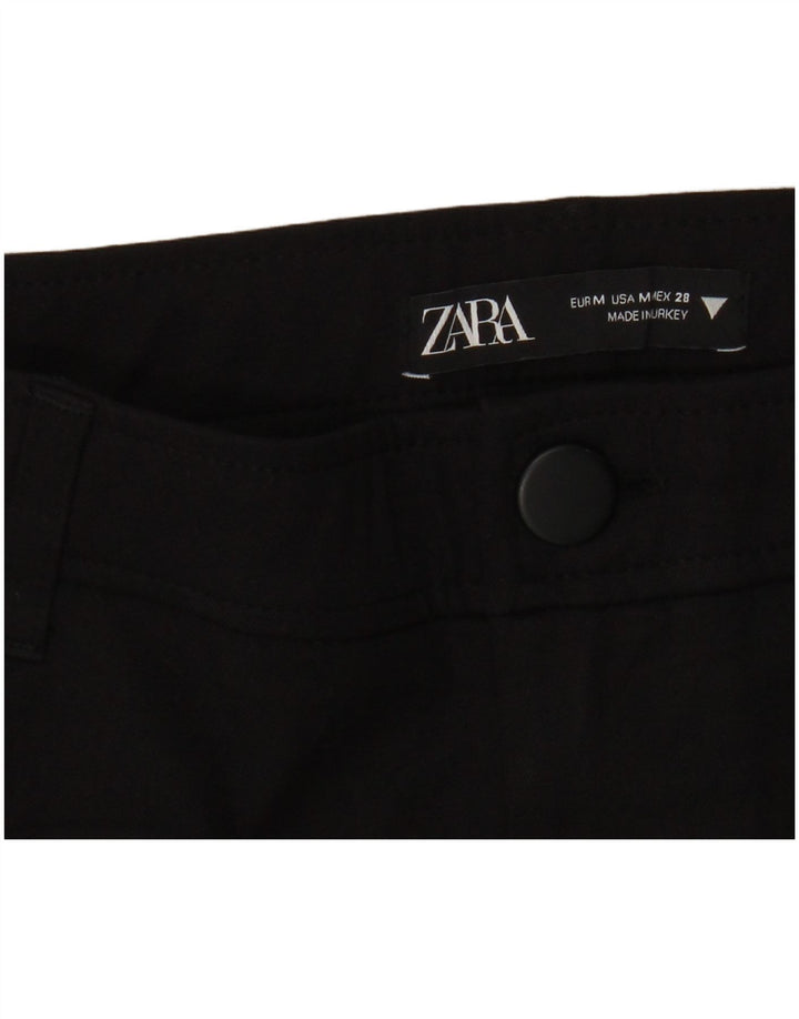 Pantaloni casual svasati da donna Zara medi W28 L29 neri