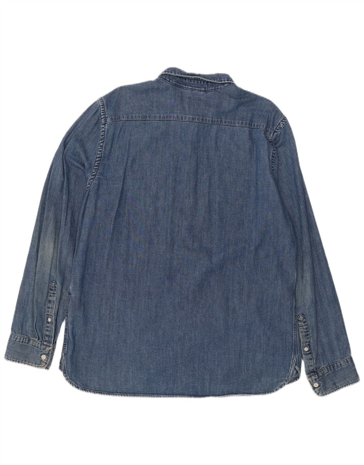 Camicia di jeans da uomo Levi's XL in cotone blu
