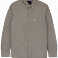 Camicia slim fit da uomo American Eagle cotone maculato grigio medio