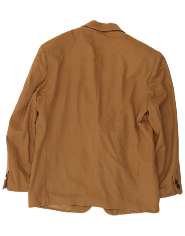 Giacca blazer da uomo a 2 bottoni Navigare UK 40 Large Beige Lana
