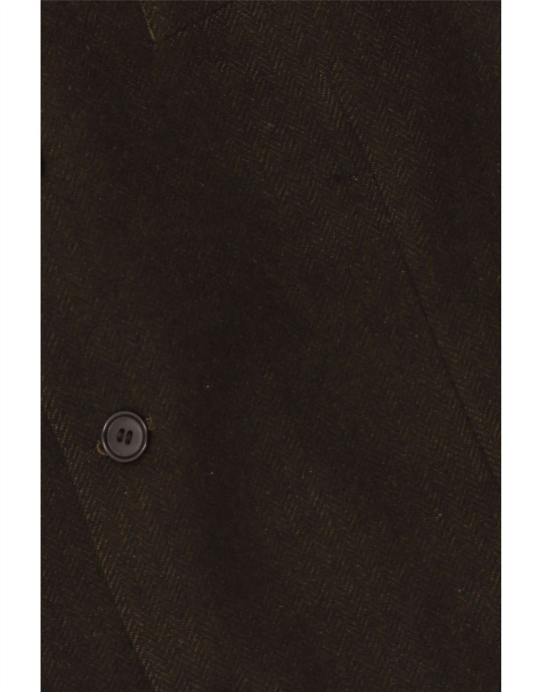 Giacca blazer vintage da uomo a 3 bottoni IT 54 2XL Cachemire a spina di pesce kaki