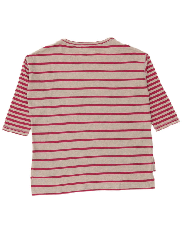 Maglietta da donna Marks & Spencer Top UK 16 Large Grey Striped