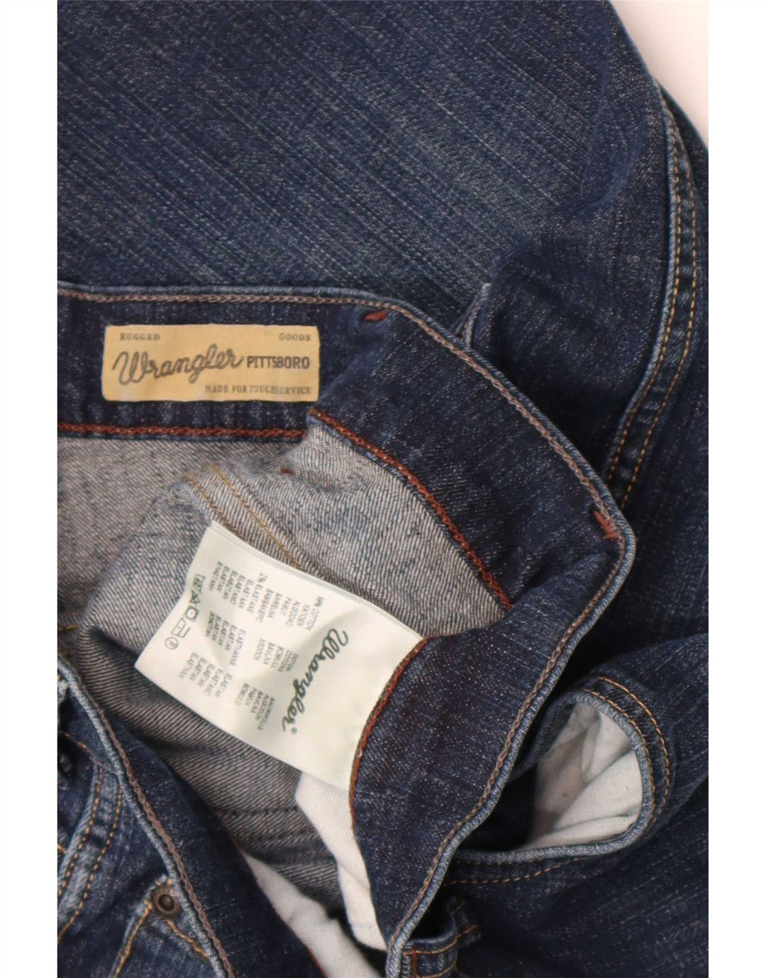 Jeans Wrangler Pittsboro Bootcut da uomo W32 L32 cotone blu navy