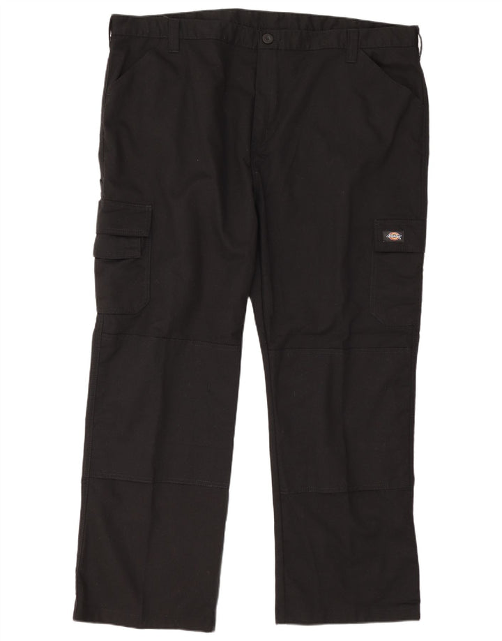 Pantaloni cargo dritti da uomo Dickies W46 L30 poliestere nero