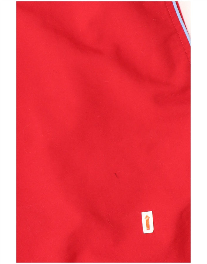 NIKE Mens Bermuda Sport Shorts XL  Red Colourblock Polyester