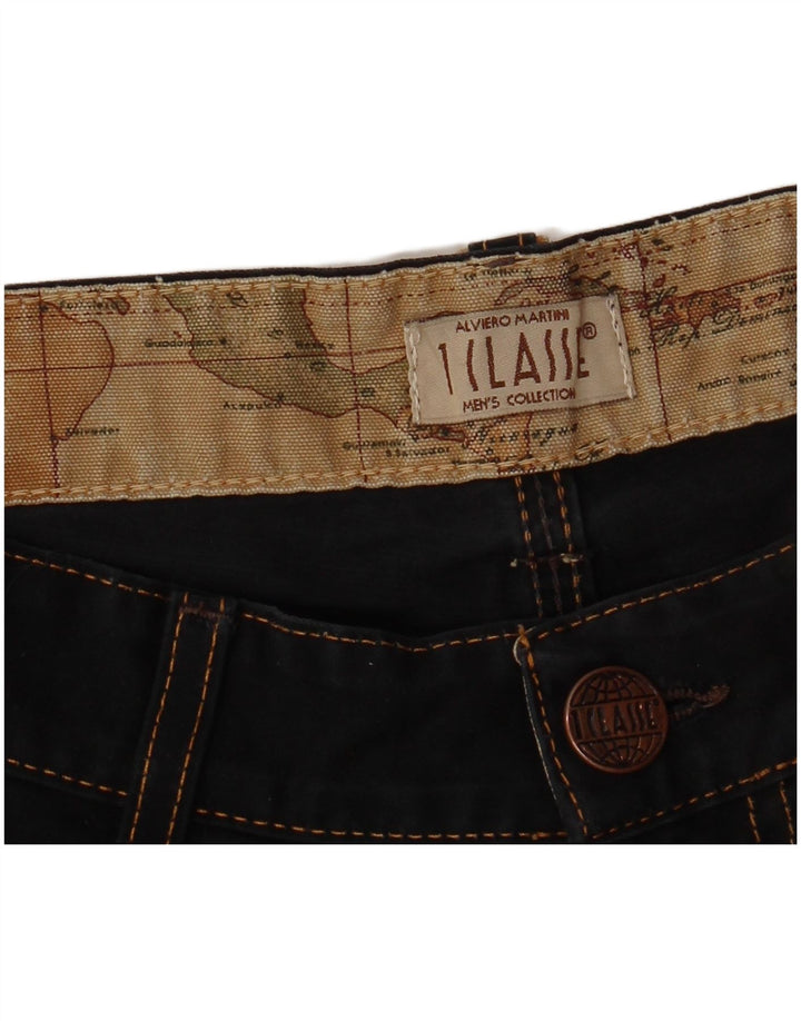 Jeans dritti da uomo ALVIERO MARTINI W30 L32 neri