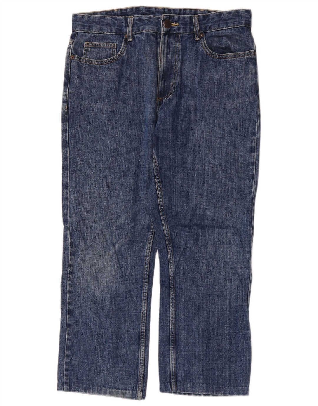 Jeans corti vestibilità classica da donna Farah W32 L24 cotone blu