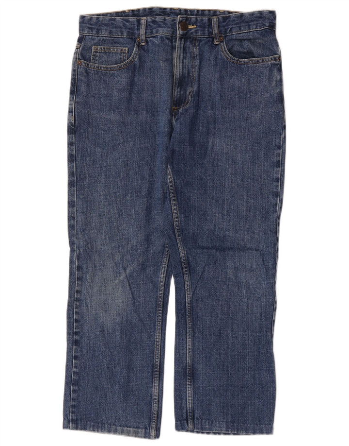 Jeans corti vestibilità classica da donna Farah W32 L24 cotone blu