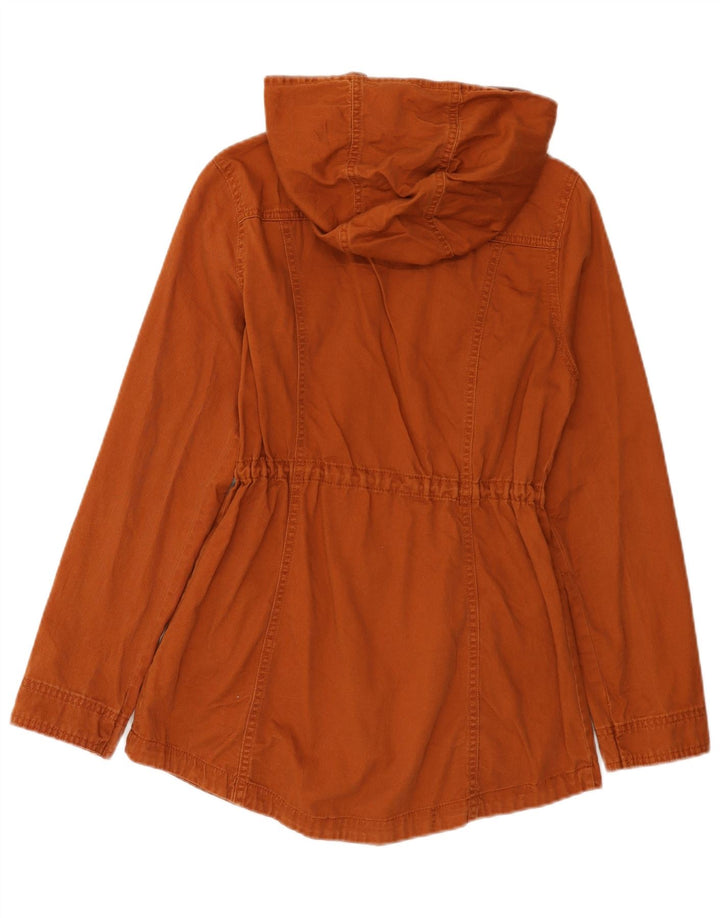 Giacca Parka con cappuccio da donna Mossimo UK 10 Small Marrone Cotone