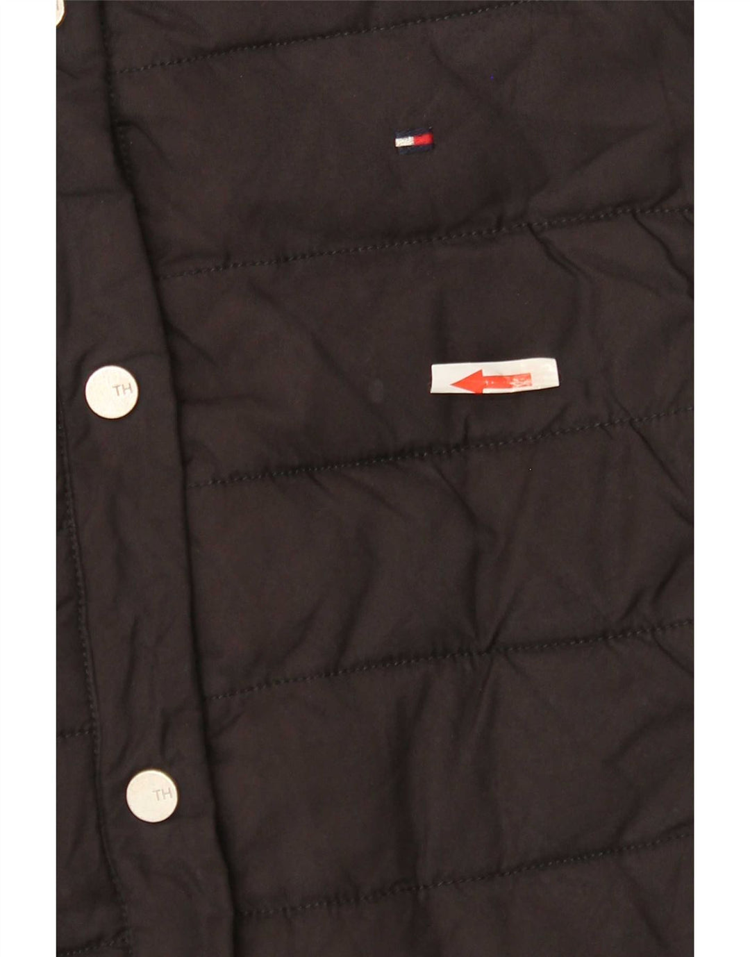 Gilet imbottito da donna Tommy Hilfiger UK 6 XS poliestere nero
