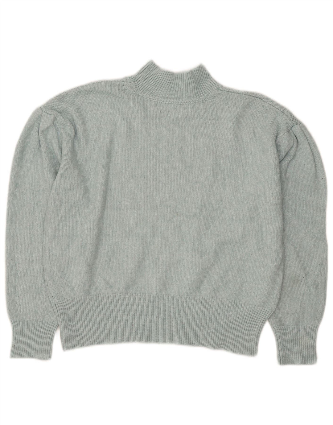 Maglione maglione a collo alto da donna Marks & Spencer UK 14 medio Turchese