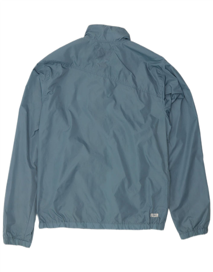 Giacca antipioggia da uomo Volcom UK 38 nylon blu medio