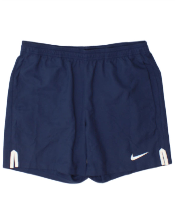Pantaloncini sportivi Nike Dri Fit da uomo grandi blu navy