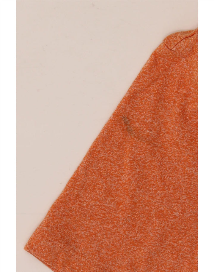 Jack & Jones T-shirt da uomo Top Large in cotone chiazzato arancione