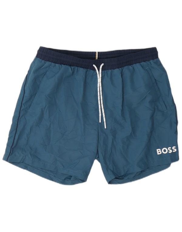 Pantaloncini da bagno da uomo Hugo Boss XL Blu