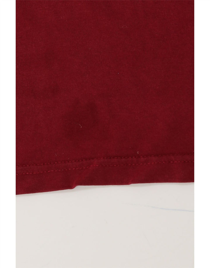 ELLESSE T-shirt grafica da uomo Top rosso medio in cotone