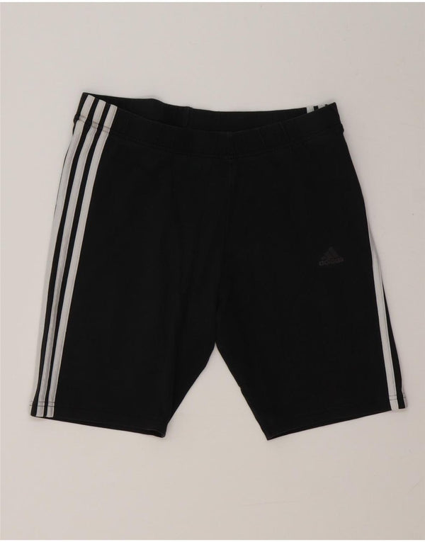 Pantaloncini sportivi Adidas da donna UK 16/18 grandi cotone nero