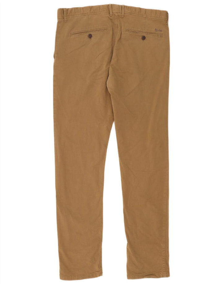 Pantaloni chino slim da uomo Woolrich W36 L32 cotone marrone