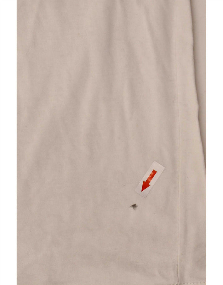 T-shirt grafica da uomo Tommy Hilfiger Top grande in cotone bianco