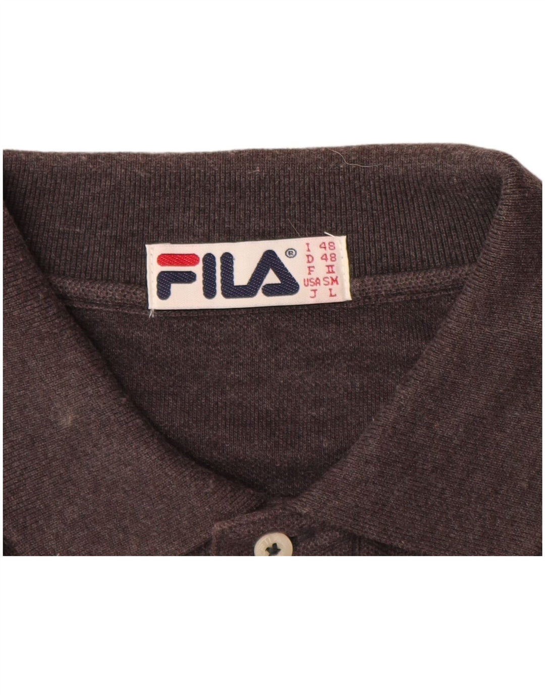Polo Uomo FILA IT 48 Cotone Marrone Medio