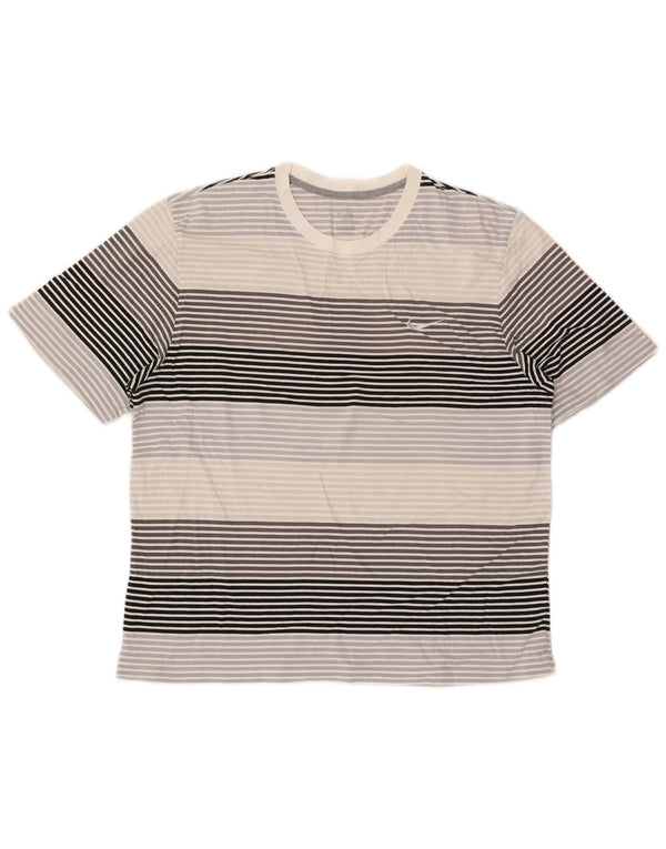 T-shirt da uomo Nike Top XL a righe grigie